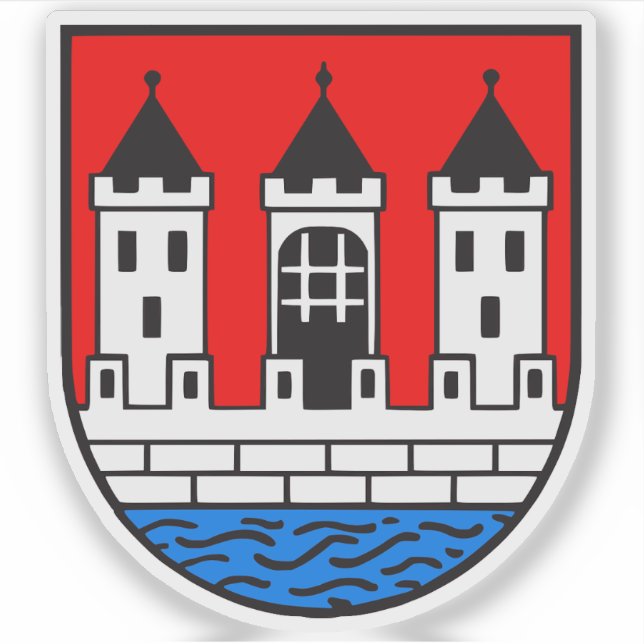 Coat of arms of Korneuburg, Austria (Front)