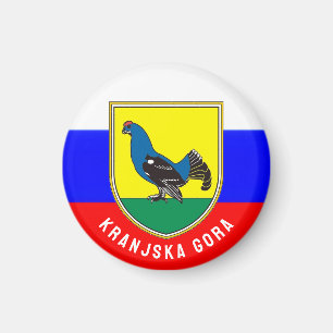 Coat of Arms of Kranjska Gora, Slovenia Magnet