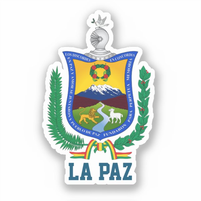 Coat of Arms of La Paz, Bolivia (Front)