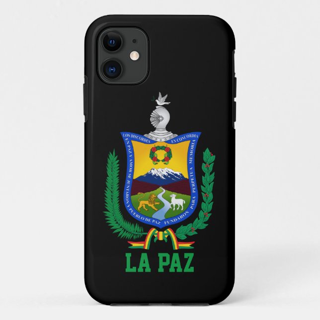 Coat of Arms of La Paz, Bolivia Case-Mate iPhone Case (Back)