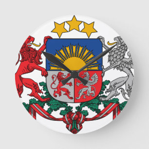 Coat of arms of Latvia - Latvijas Round Clock