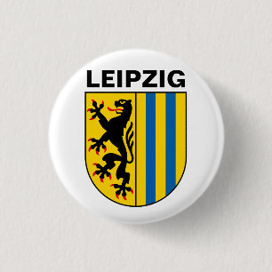 Coat of Arms of Leipzig, Germany 3 Cm Round Badge