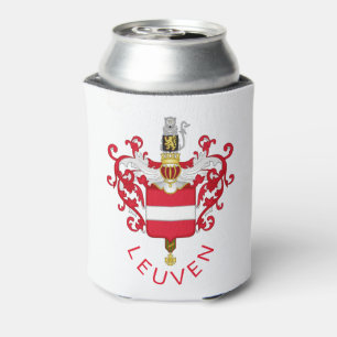 Coat of Arms of Leuven, Belgium Can Cooler