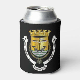 Coat of Arms of Lisbon, Portugal Can Cooler
