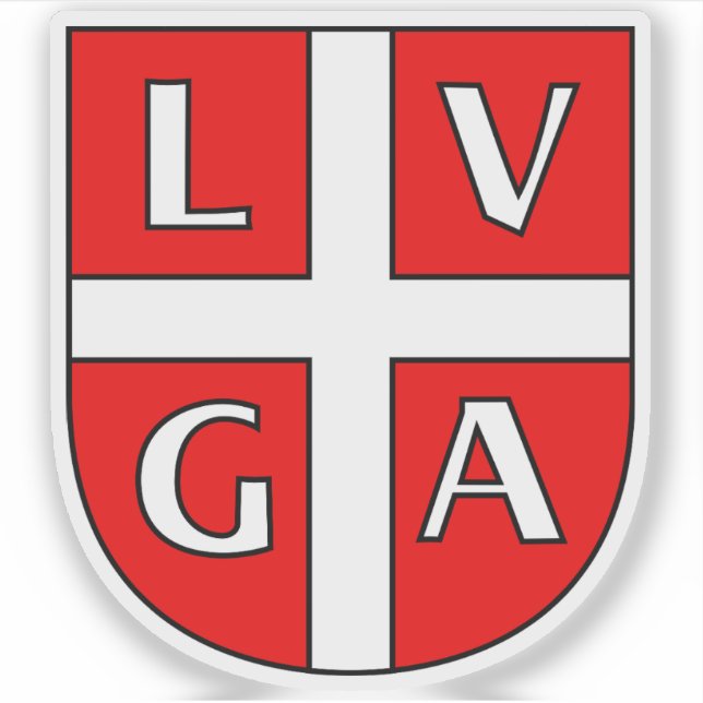Coat of arms of Lugano, Switzerland (Front)