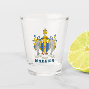 Coat of Arms of Madeira, Portugal Shot Glass