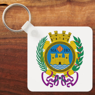 Coat of Arms of Mahón, Menorca Key Ring