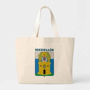 Coat of Arms of Medellín, Colombia Large Tote Bag