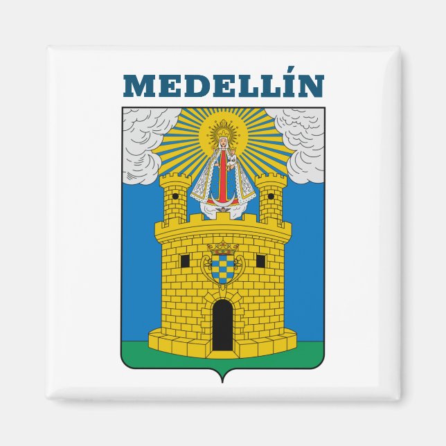 Coat of Arms of Medellín, Colombia Magnet (Front)