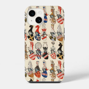 COAT OF ARMS OF MEDIEVAL TOURNAMENT PARTECIPANTS iPhone 14 CASE