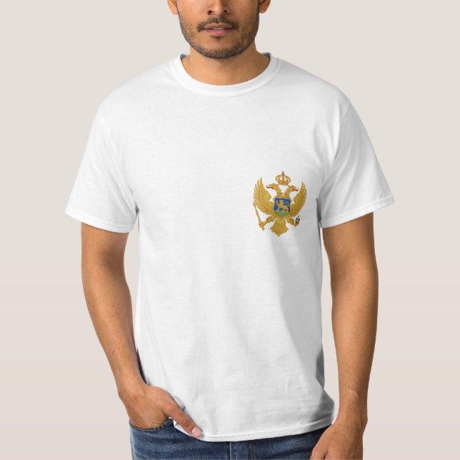 Coat of Arms of Montenegro T-Shirt (Front)