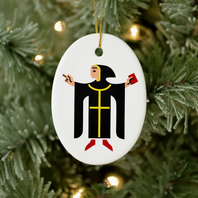 Coat of Arms of Munich Ceramic Ornament (Tree)