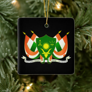 Coat of Arms of Niger Ceramic Ornament