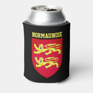 Coat of Arms of Normandy - FRANCE Can Cooler