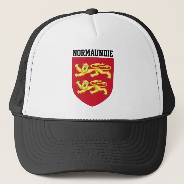 Coat of Arms of Normandy - FRANCE Trucker Hat (Front)
