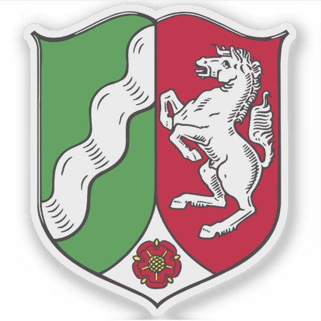 Coat of arms of North Rhine-Westphalia, Germany (Front)