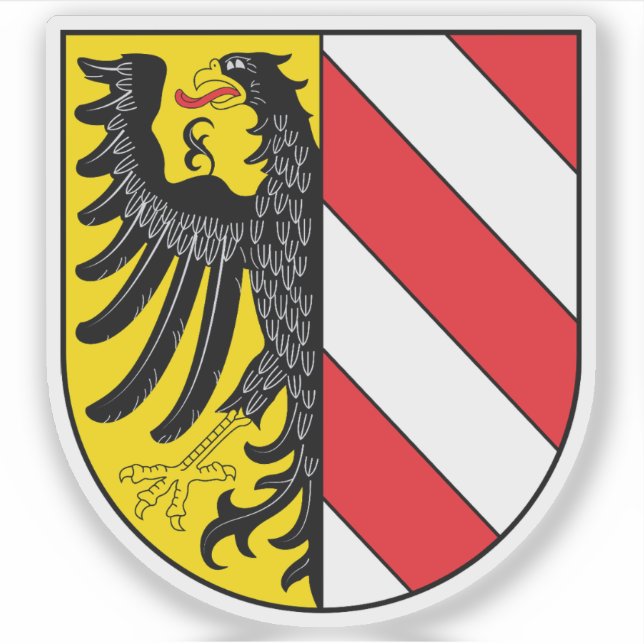 Coat of arms of Nuremberg (Nürnberg), Germany (Front)