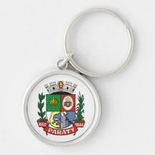 Coat of Arms of Paraty, Brazil Key Ring