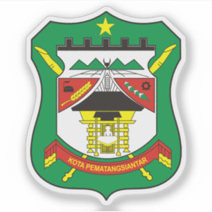 Coat of arms of Pematangsiantar, Indonesia