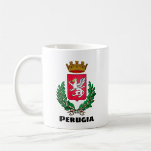 Coat of Arms of Perugia, Italia Coffee Mug