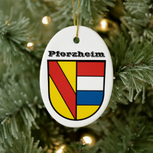 Coat of Arms of Pforzheim, Germany Ceramic Ornament