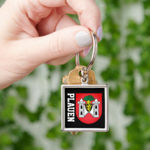 Coat of Arms of Plauen, Germany Key Ring