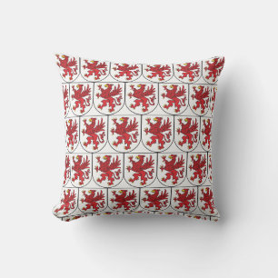 Coat of Arms of Pomerania Majestic Griffin Art Cushion