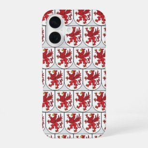 Coat of Arms of Pomerania Majestic Griffin Art iPhone 16 Case