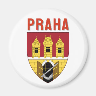Coat of arms of Prague, Czech Republic Magnet