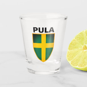 Coat of Arms of Pula (Istria), Croatia Shot Glass
