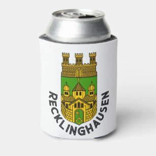 Coat of Arms of Recklinghausen, Germany Can Cooler