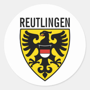 Coat of Arms of Reutlingen, Germany Classic Round Sticker