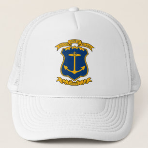 Coat of arms of Rhode Island Trucker Hat