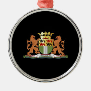 Coat of arms of Rotterdam Metal Tree Decoration