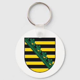 Coat of Arms of Sachsen (Saxony), GERMANY Key Ring