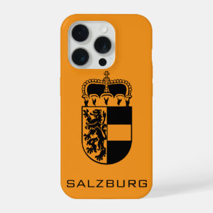Coat of Arms of Salzburg Monochrome Fine Art iPhone 15 Pro Case