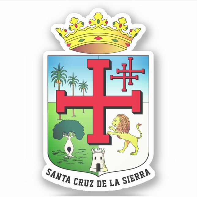 Coat of Arms of Santa Cruz de la Sierra (Bolivia) (Front)