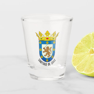 Coat of Arms of Santiago de Chile Shot Glass