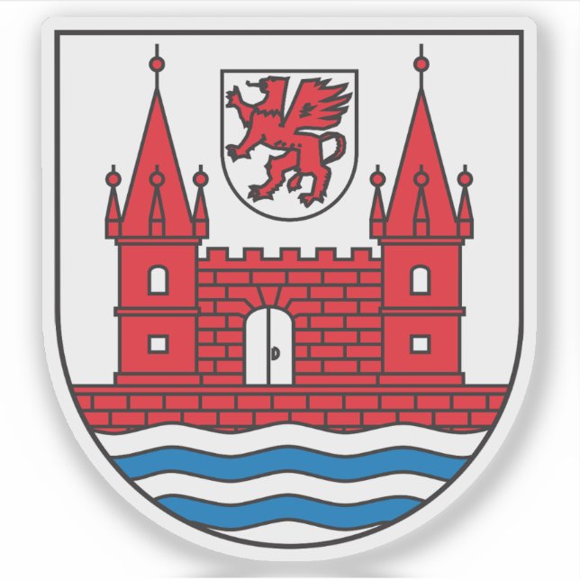 Coat of arms of Schwedt, Germany (Front)