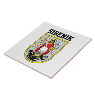 Coat of Arms of Šibenik - Croatia Ceramic Tile