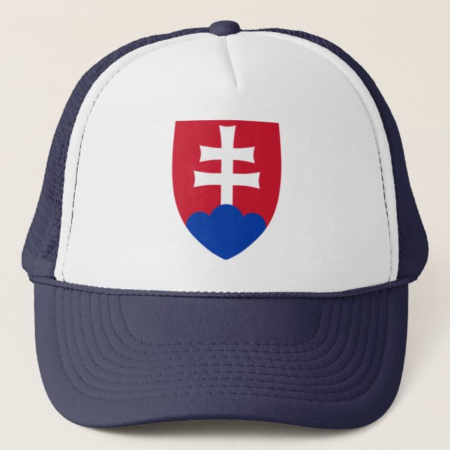 Coat of Arms of Slovakia  Trucker Hat (Front)