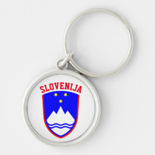 Coat of Arms of SLOVENIA Key Ring