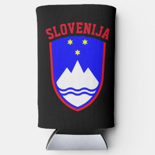 Coat of Arms of SLOVENIA Seltzer Can Cooler