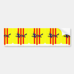 Coat of Arms of South Vietnam (1954 - 1955) Bumper Sticker