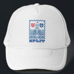 Coat of Arms of Split, Croatia Trucker Hat<br><div class="desc">Grad Split,  Hrvatska
Cityof Split,  Croatia</div>