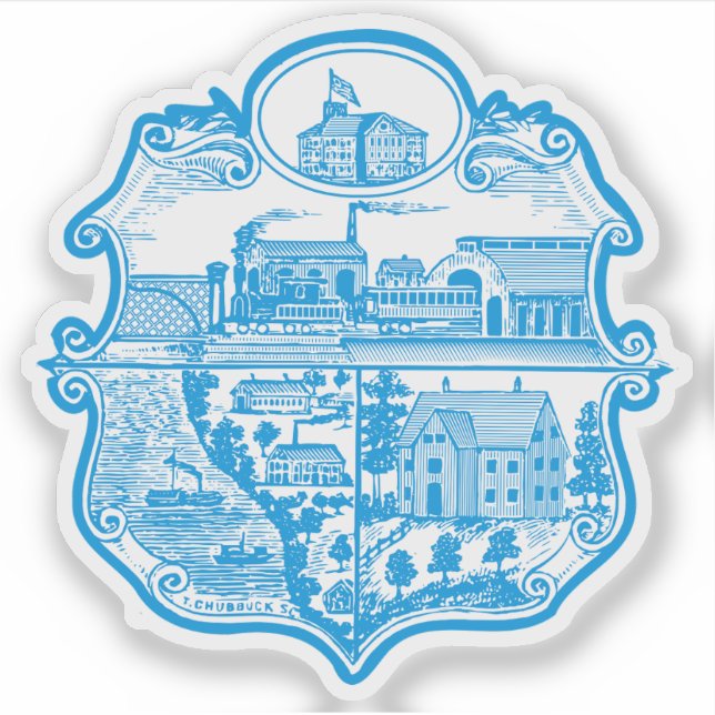 Coat of arms of Springfield, Massachusetts, USA (Front)