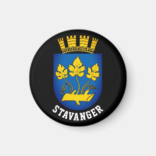 Coat of Arms of Stavanger, Norway Magnet