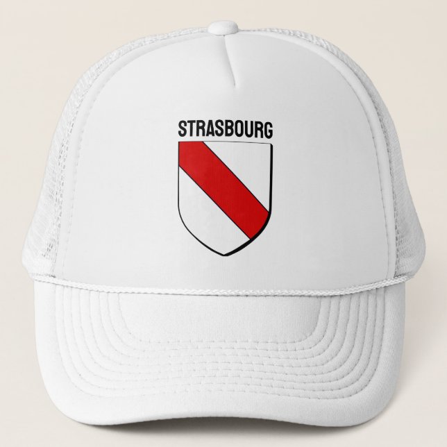 Coat of Arms of Strasbourg, France Trucker Hat (Front)