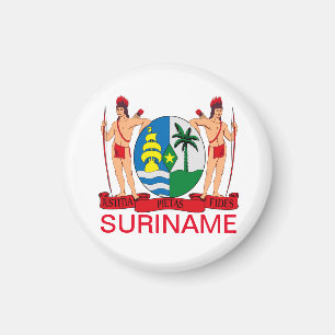 Coat of Arms of Suriname Magnet