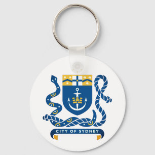 Coat of Arms of Sydney, Australia Keychain